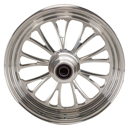 PartzBiz HD: 4401706-Ultima 37-624 Polished Manhattan Aluminum Front Wheel 16"x3.5" Single Rotor PartzBiz HD: 4401706-Ultima 37-624 Polished Manhattan Aluminum Front Wheel 16"x3.5" Single Rotor