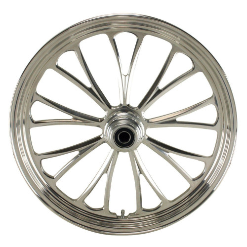 PartzBiz HD: 4401713-Ultima 37-634 Polished Manhattan Aluminum Front Wheel 18"x3.5" Single Rotor PartzBiz HD: 4401713-Ultima 37-634 Polished Manhattan Aluminum Front Wheel 18"x3.5" Single Rotor