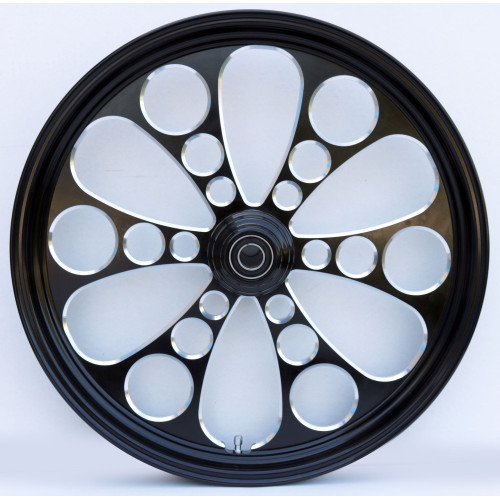 PartzBiz HD: 4401719-Ultima 37-644 Kool Kat 21"x2.15" Black Cut CNC Front Motorcycle Wheel Single Rotor PartzBiz HD: 4401719-Ultima 37-644 Kool Kat 21"x2.15" Black Cut CNC Front Motorcycle Wheel Single Rotor