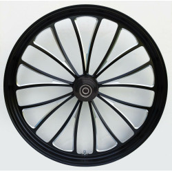 PartzBiz HD MW37-664 - Ultima 37-664 Black Manhattan Aluminum Front Wheel 21"x2.15" Single Rotor PartzBiz HD MW37-664 - Ultima 37-664 Black Manhattan Aluminum Front Wheel 21"x2.15" Single Rotor