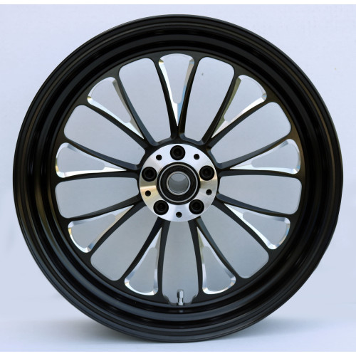 PartzBiz HD: 4401696-Ultima 37-671 Black Manhattan Aluminum Front Wheel 16"x3.5" Dual Rotor PartzBiz HD: 4401696-Ultima 37-671 Black Manhattan Aluminum Front Wheel 16"x3.5" Dual Rotor