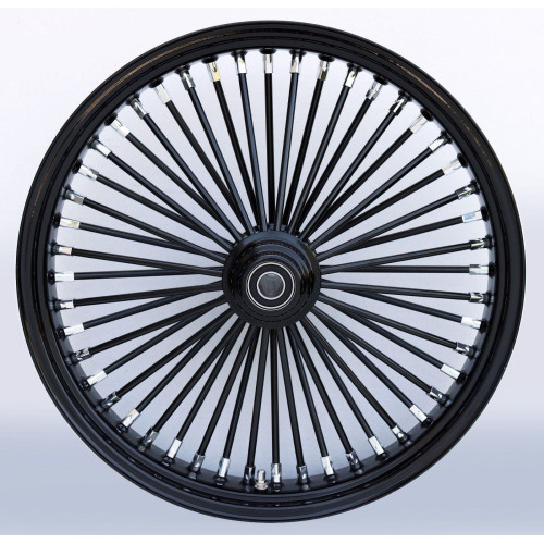 PartzBiz HD: 4401667-Ultima 37-730 Black Fat King 48 Spoke Front Wheel w/ Billet Hub 18 x 8.5 Single PartzBiz HD: 4401667-Ultima 37-730 Black Fat King 48 Spoke Front Wheel w/ Billet Hub 18 x 8.5 Single