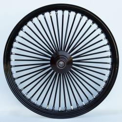 PartzBiz HD MW37-734 - Ultima 37-735 Black Fat King 48 Spoke Front Wheel w/ Billet Hub 26"x3.5" Single PartzBiz HD MW37-734 - Ultima 37-735 Black Fat King 48 Spoke Front Wheel w/ Billet Hub 26"x3.5" Single
