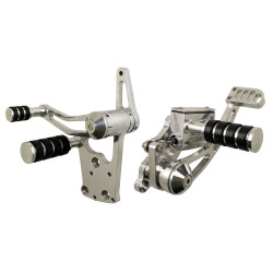 PartzBiz HD MW47-330 - Ultima 47-330 Polished Billet Forward Controls 2000+ Harley Big Twin PartzBiz HD MW47-330 - Ultima 47-330 Polished Billet Forward Controls 2000+ Harley Big Twin