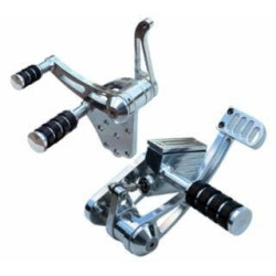 PartzBiz HD MW47-440 - Ultima 47-440 Polished Billet Forward Controls 3/4" MC 36-99 Harley Big Twin | 47-440 foot lever clutch brake pedals PartzBiz HD MW47-440 - Ultima 47-440 Polished Billet Forward Controls 3/4" MC 36-99 Harley Big Twin | 47-440 foot lever clutch brake pedals