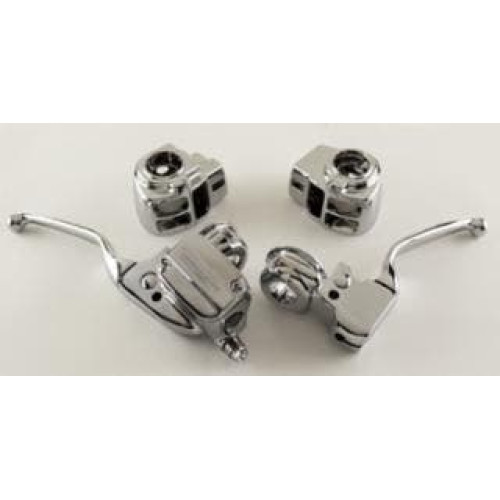 PartzBiz HD: 4401659-ชุดควบคุมแฮนด์ Ultima 47-702 Chrome 15mm Bore MC 08-13 Harley FL Touring | สวิตช์ปุ่ม 47-702 ครอบคันคลัตช์เบรก PartzBiz HD: 4401659-ชุดควบคุมแฮนด์ Ultima 47-702 Chrome 15mm Bore MC 08-13 Harley FL Touring | สวิตช์ปุ่ม 47-702 ครอบคันคลัตช์เบรก