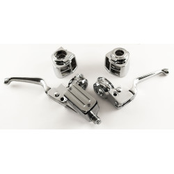 PartzBiz HD MW47-707 - Ultima 47-707 Chrome Handlebar Control Kit 3/4" Bore MC 82-95 Harley Touring electra road glide king tour street upgrade replacement oe best for performance dual disc PartzBiz HD MW47-707 - Ultima 47-707 Chrome Handlebar Control Kit 3/4" Bore MC 82-95 Harley Touring electra road glide king tour street upgrade replacement oe best for performance dual disc