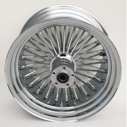 PartzBiz HD MW37-544 - Ultima 48 King Fat Spoke 18 10.5 Front Wheel Single Disc Harley Custom Chopper 37-544 PartzBiz HD MW37-544 - Ultima 48 King Fat Spoke 18 10.5 Front Wheel Single Disc Harley Custom Chopper 37-544