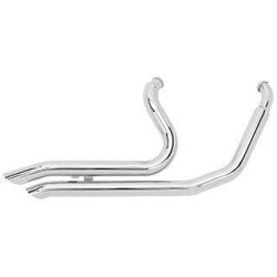 PartzBiz HD MW60-308 - Ultima 60-308 Chrome Big Growl Short Shooter Exhaust for 86-05 Harley Davidson Softail fatboy custom night train street upgrade performance style aftermarket motorcycle pipes muffler 60308 PartzBiz HD MW60-308 - Ultima 60-308 Chrome Big Growl Short Shooter Exhaust for 86-05 Harley Davidson Softail fatboy custom night train street upgrade performance style aftermarket motorcycle pipes muffler 60308