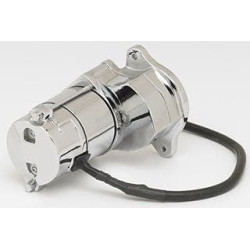 PartzBiz HD MW70-232 - Ultima 70-232 Chrome High Torque Thunderfire Starter Harley BT 4-speed 79-84