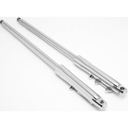 PartzBiz HD MW117-166 - Ultima Billet Chrome 41mm +12" Stock Length Forks '84 Later Harley Style 117-166 PartzBiz HD MW117-166 - Ultima Billet Chrome 41mm +12" Stock Length Forks '84 Later Harley Style 117-166