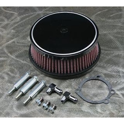 PartzBiz HD MW12-206 - ชุดกรองอากาศ Ultima 12-206 Black Classic Smooth Cover Harley & Custom High Performance PartzBiz HD MW12-206 - ชุดกรองอากาศ Ultima 12-206 Black Classic Smooth Cover Harley & Custom High Performance
