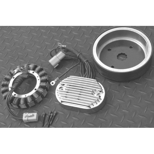 PartzBiz HD: 4401502-ระบบชาร์จ Ultima Complete 38 แอมป์สำหรับ Harley Twin Cam รุ่น 99-06 PartzBiz HD: 4401502-ระบบชาร์จ Ultima Complete 38 แอมป์สำหรับ Harley Twin Cam รุ่น 99-06