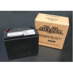 PartzBiz HD MW1-140 - Ultima Ultima 310CCA Thundervolt AGM 12v Battery '97+ Harley Softail OE# 65989-97