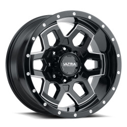 PartzBiz HD UWC-217-7905BM+01 - Ultra Motorsports Warlock Gloss Black Milled 17X9 5X5 5X127 +1MM Offset Rim Jeep Wrangler JK JL JT Gladiator Grand Cherokee WJ WK WK2 Commander Wheels Rims Upgrade 5x127 5 Lug Offroad 4x4 PartzBiz HD UWC-217-7905BM+01 - Ultra Motorsports Warlock Gloss Black Milled 17X9 5X5 5X127 +1MM Offset Rim Jeep Wrangler JK JL JT Gladiator Grand Cherokee WJ WK WK2 Commander Wheels Rims Upgrade 5x127 5 Lug Offroad 4x4