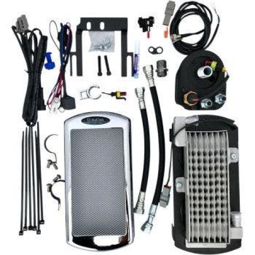 PartzBiz HD: 4401460-UltraCool ST-1C Stainless Steel Oil Cooler Kit 01-17 Harley-Davidson Softail FLST FLS FXST FXS 0713-0155 07130155 PartzBiz HD: 4401460-UltraCool ST-1C Stainless Steel Oil Cooler Kit 01-17 Harley-Davidson Softail FLST FLS FXST FXS 0713-0155 07130155