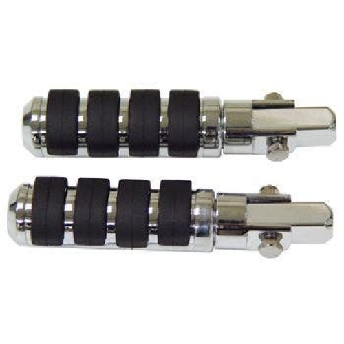 PartzBiz HD: 4401450-Mid USA 24029 V-Factor Chrome Anti-Vibe ที่วางเท้าหมุด Harley electra ถนน street glide evo big twin fxr sportster softail slim deluxe fat boy bob PartzBiz HD: 4401450-Mid USA 24029 V-Factor Chrome Anti-Vibe ที่วางเท้าหมุด Harley electra ถนน street glide evo big twin fxr sportster softail slim deluxe fat boy bob