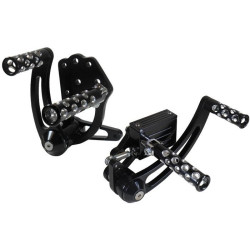 PartzBiz HD MU45844 - V-Factor Mid-USA 45844 Billet Forward Controls 00-17 Harley Davidson Softail FLST FXST Four 4 Speed Big Twin PartzBiz HD MU45844 - V-Factor Mid-USA 45844 Billet Forward Controls 00-17 Harley Davidson Softail FLST FXST Four 4 Speed Big Twin