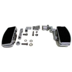 PartzBiz HD MU25520 - V-Factor Chrome Adjustable Passenger Mini Footboard Kit Harley Softail 84-99 PartzBiz HD MU25520 - V-Factor Chrome Adjustable Passenger Mini Footboard Kit Harley Softail 84-99