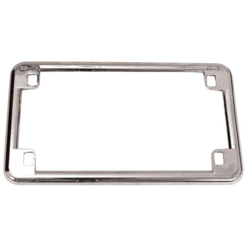 PartzBiz HD: 4401403-V Factor Chrome Motorcycle License Plate Tag Frame 7" x 4" Motorcycle Harley Metric PartzBiz HD: 4401403-V Factor Chrome Motorcycle License Plate Tag Frame 7" x 4" Motorcycle Harley Metric