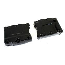 PartzBiz HD VT11-1086 - V-Twin 11-1086 Gloss Black Rocker Box Set Harley Twin Cam 88 FX FL 99-17 electra road street glide king fat boy bob slim deluxe softail dyna performance upgrade best for project chopper PartzBiz HD VT11-1086 - V-Twin 11-1086 Gloss Black Rocker Box Set Harley Twin Cam 88 FX FL 99-17 electra road street glide king fat boy bob slim deluxe softail dyna performance upgrade best for project chopper