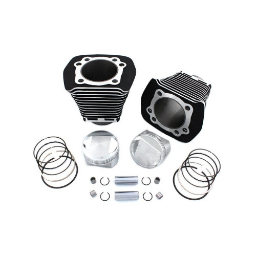 PartzBiz HD: 4401384-V-Twin 11-1253 83" Evolution Big Bore Cylinder Kit 10:1 Harley FX FL 84-98 custom bagger chopper motorcycle engine set stock custom black best for Harley-Davidson M8 Softail