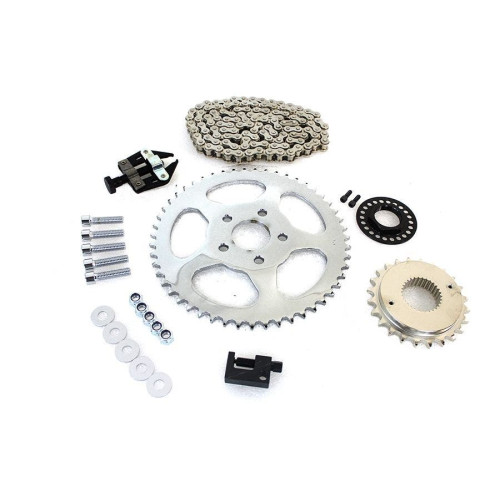 PartzBiz HD: 4401329-V-Twin 19-0180 Bolt On Chain Drive Conversion Kit Rear Sprocket FLST FXST 08-17 electra road street glide king fat boy bob slim deluxe softail dyna performance upgrade best for project chopper PartzBiz HD: 4401329-V-Twin 19-0180 Bolt On Chain Drive Conversion Kit Rear Sprocket FLST FXST 08-17 electra road street glide king fat boy bob slim deluxe softail dyna performance upgrade best for project chopper