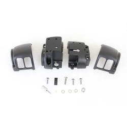 PartzBiz HD VT26-0847 - V-Twin 26-0847 Black Handlebar Control Switch Housing Kit 16-Up Harley Davidson Softail Custom Button Accents Upgrade Replacement PartzBiz HD VT26-0847 - V-Twin 26-0847 Black Handlebar Control Switch Housing Kit 16-Up Harley Davidson Softail Custom Button Accents Upgrade Replacement