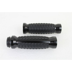 PartzBiz HD VT28-0010 - V-Twin 28-0012 Alligator Style Throttle By Wire Grip Set Black Harley 08-Up  best for buy davidson handlebar