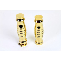 PartzBiz HD VT28-0460 - V-Twin 28-0460 Billet Brass Handlebar Profile Barrel Grip Set 84-17 Harley Davidson FLT Tour Glide Road Glide Handle Bar Grips PartzBiz HD VT28-0460 - V-Twin 28-0460 Billet Brass Handlebar Profile Barrel Grip Set 84-17 Harley Davidson FLT Tour Glide Road Glide Handle Bar Grips