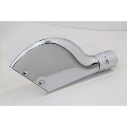 PartzBiz HD VT30-1393 - V-Twin 30-1393 Chrome Batique Style Exhaust Pipe End 1 7/8" Custom Motorcycle best for buy electra road street glide king davidson custom bright light 4k headlight headlamp