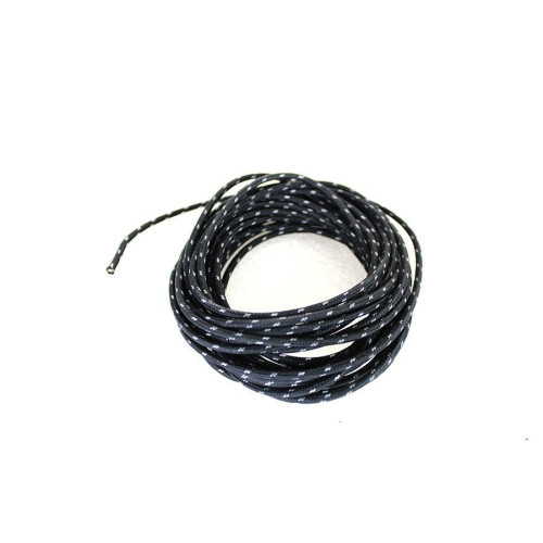 PartzBiz HD: 4401183-V-Twin 32-1720 สีดำ 25 ฟุต 12 AWG ลวดจุดระเบิดพร้อมผ้าถักคลุม Harley PartzBiz HD: 4401183-V-Twin 32-1720 สีดำ 25 ฟุต 12 AWG ลวดจุดระเบิดพร้อมผ้าถักคลุม Harley