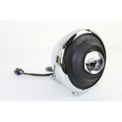 PartzBiz HD VT33-1622 - V-Twin 33-1622 Chrome 5-1/2" 12V 55W H3 Projector Headlight Lamp Custom Harley PartzBiz HD VT33-1622 - V-Twin 33-1622 Chrome 5-1/2" 12V 55W H3 Projector Headlight Lamp Custom Harley