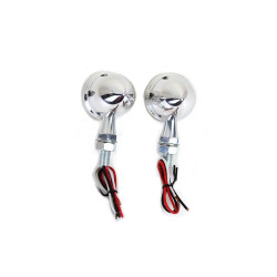PartzBiz HD VT33-1651 - V-Twin 33-1651 Led Bullet Turn Signal Set Polished With Red Lens Harley & Custom Motorcycle Turn Signals Harley Davidson Softail Bullet Best New Upgrade Replacement PartzBiz HD VT33-1651 - V-Twin 33-1651 Led Bullet Turn Signal Set Polished With Red Lens Harley & Custom Motorcycle Turn Signals Harley Davidson Softail Bullet Best New Upgrade Replacement
