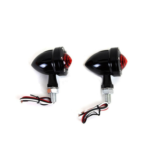 PartzBiz HD: 4401177-V-Twin 33-1654 Wyatt Gatling Bullet 12V Amber LED สัญญาณไฟเลี้ยวรถจักรยานยนต์ Harley Davidson Softail Bullet ที่ดีที่สุดใหม่อัพเกรดเปลี่ยน PartzBiz HD: 4401177-V-Twin 33-1654 Wyatt Gatling Bullet 12V Amber LED สัญญาณไฟเลี้ยวรถจักรยานยนต์ Harley Davidson Softail Bullet ที่ดีที่สุดใหม่อัพเกรดเปลี่ยน