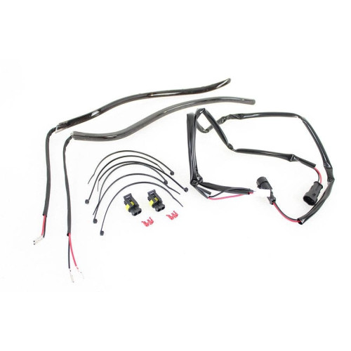 PartzBiz HD: 4401139-V-Twin 33-1678 White LED Front Fairing Edge Trim Light Kit 14-Up Harley Touring