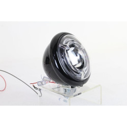 PartzBiz HD VT33-1767 - V-Twin 33-1767 5-3/4" Bates Style LED Headlamp Black Harley & Custom Light Lamp Hi Low 5.75 Custom Best Upgrade Replacement PartzBiz HD VT33-1767 - V-Twin 33-1767 5-3/4" Bates Style LED Headlamp Black Harley & Custom Light Lamp Hi Low 5.75 Custom Best Upgrade Replacement