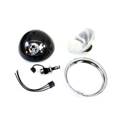 PartzBiz HD VT33-1769 - V-Twin 33-1769 12 Volt LED 7" Headlamp Black Center Stud Harley Panhead FL 49-59 buy electra street glide tail light brake softail touring Bagger Dresser lighting best for cheap davidson phillips PartzBiz HD VT33-1769 - V-Twin 33-1769 12 Volt LED 7" Headlamp Black Center Stud Harley Panhead FL 49-59 buy electra street glide tail light brake softail touring Bagger Dresser lighting best for cheap davidson phillips
