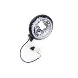 PartzBiz HD VT33-1771 - V-Twin 33-1771 5-3/4" Bates Style LED Headlamp Chrome Harley & Custom Universal PartzBiz HD VT33-1771 - V-Twin 33-1771 5-3/4" Bates Style LED Headlamp Chrome Harley & Custom Universal
