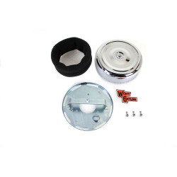 PartzBiz HD VT34-0429 - V-Twin 34-0429 Chrome 7" Round Air Cleaner Filter Kit 08-Up Harley FLH Twin Cam PartzBiz HD VT34-0429 - V-Twin 34-0429 Chrome 7" Round Air Cleaner Filter Kit 08-Up Harley FLH Twin Cam