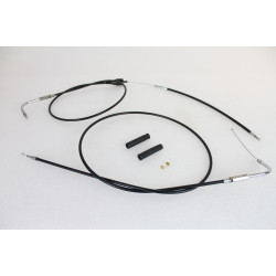 PartzBiz HD VT36-0879 - V-Twin 36-0879 Stainless Steel Extended Throttle & Idler Cables Harley FLH 02-07 PartzBiz HD VT36-0879 - V-Twin 36-0879 Stainless Steel Extended Throttle & Idler Cables Harley FLH 02-07