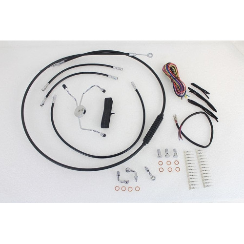 PartzBiz HD: 4401099-V-Twin 36-1605 12"-14" Handlebar Cable Brake Line Kit Harley FLH/T w/o ABS 08-13 throttle wire best for buy davidson handlebar electra road street glide king PartzBiz HD: 4401099-V-Twin 36-1605 12"-14" Handlebar Cable Brake Line Kit Harley FLH/T w/o ABS 08-13 throttle wire best for buy davidson handlebar electra road street glide king