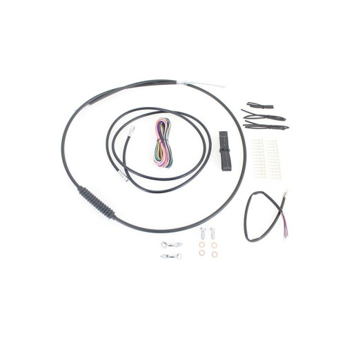 PartzBiz HD: 4401100-V-Twin 36-1605 12"-14" Handlebar Cable Brake Line Kit Harley FLH/T w/o ABS 08-13 throttle wire best for buy davidson handlebar electra road street glide king