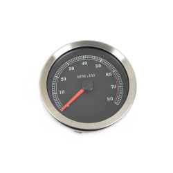 PartzBiz HD VT39-0984 - V-Twin 39-0984 4" Black Electronic Tachometer Harley Big Twin FL FX XL 04-13 PartzBiz HD VT39-0984 - V-Twin 39-0984 4" Black Electronic Tachometer Harley Big Twin FL FX XL 04-13