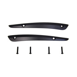 PartzBiz HD VT42-0235 - V-Twin 42-0235 Black Split Windshield Trim Set OE 57400320 Harley FLTR 2015-UP electra street glide best for upgrade replacement davidson