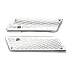 PartzBiz HD VT42-1111 - V-Twin 42-1111 Wyatt Gatling Chrome Saddlebag Latch Face Plate 93-13 Harley Davidson FLT Tour Road Glide Bagger Dresser Touring Custom Bike รถจักรยานยนต์ Chopper Bezel Trim Accent อัพเกรดเปลี่ยนฝาครอบ PartzBiz HD VT42-1111 - V-Twin 42-1111 Wyatt Gatling Chrome Saddlebag Latch Face Plate 93-13 Harley Davidson FLT Tour Road Glide Bagger Dresser Touring Custom Bike รถจักรยานยนต์ Chopper Bezel Trim Accent อัพเกรดเปลี่ยนฝาครอบ