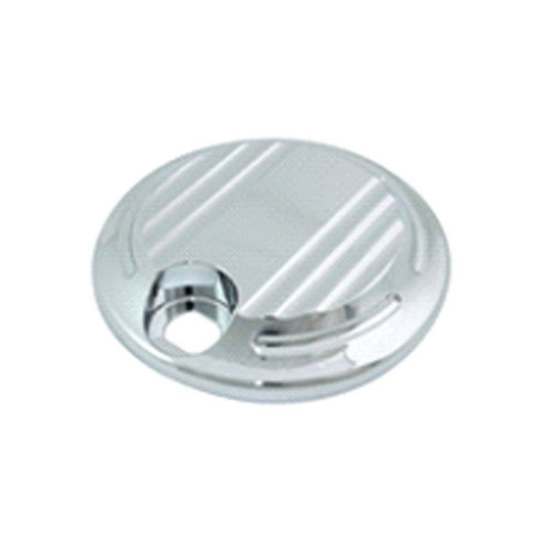 PartzBiz HD: 4401068-V-Twin 42-1208 Chrome Fuel Gas TankคอนโซลฝาปิดฝาปิดHarley FLT 08-Up Road Glide Touring Baggerฝาครอบแก๊สBest New Upgrade Chopper Bobber Custom