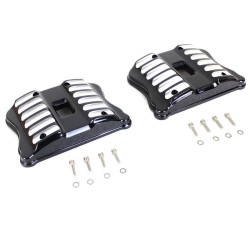 PartzBiz HD VT42-1220 - V-Twin 42-1220 Black Accent Rocker Box Cover Set Harley Sportster XL 04-20 PartzBiz HD VT42-1220 - V-Twin 42-1220 Black Accent Rocker Box Cover Set Harley Sportster XL 04-20