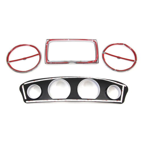 PartzBiz HD: 4401074-V-Twin 42-9997 Chrome Inner Fairing Trim Kit Harley Batwing FLH Touring 14-16 electra street glide PartzBiz HD: 4401074-V-Twin 42-9997 Chrome Inner Fairing Trim Kit Harley Batwing FLH Touring 14-16 electra street glide