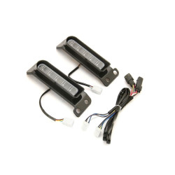 PartzBiz HD VT49-0004 - V-Twin 49-0004 Auxiliary Saddlebag LED Lamp Kit Harley Electra Glide FLHTCU '14+ 2014 2019 street glide tail light brake softail touring Bagger Dresser lighting best for cheap davidson phillips